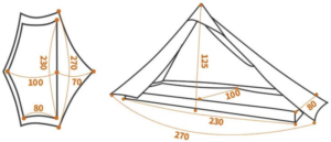 3F UL Gear Lanshan 1 geometria